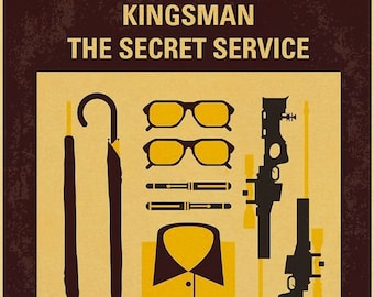 Water Bottle Stainless Steel Travel LIMITED EDITION Kingsman The Golden Movie A2