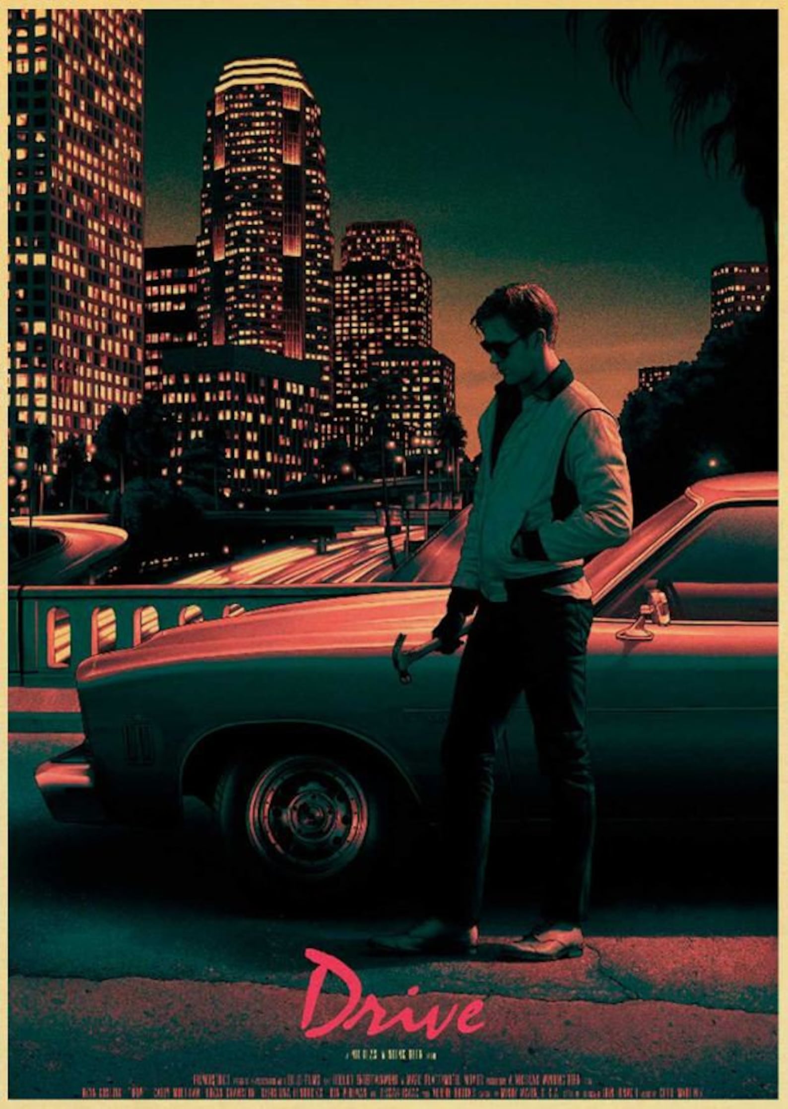 Drive Movie Poster Ryan Gosling Poster Print Etsy