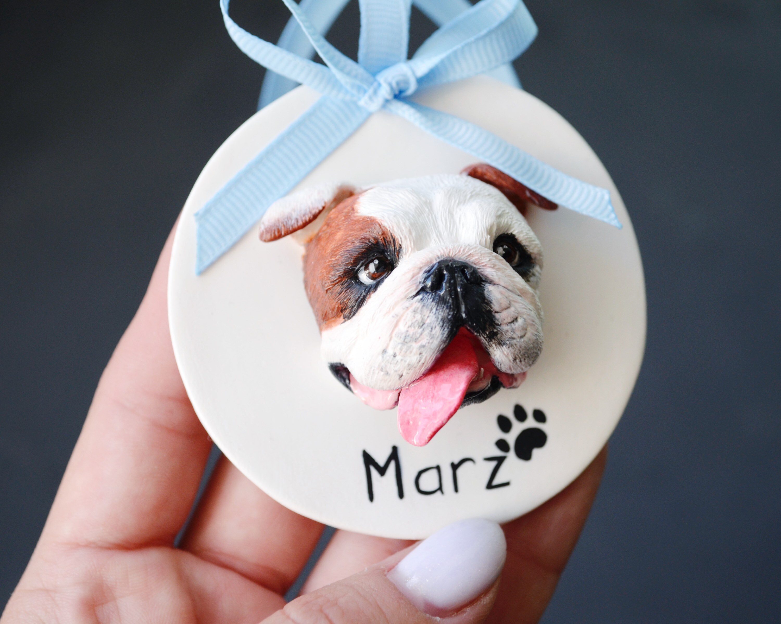 Custom dog memorial ornament remembrance ornament pet Etsy