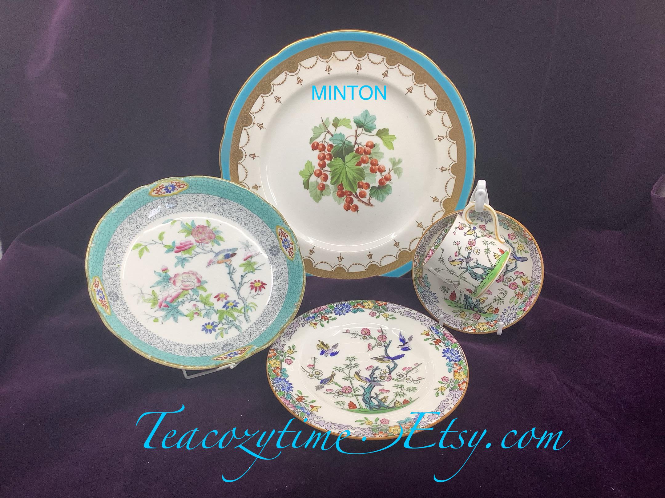 Minton Birds - Etsy