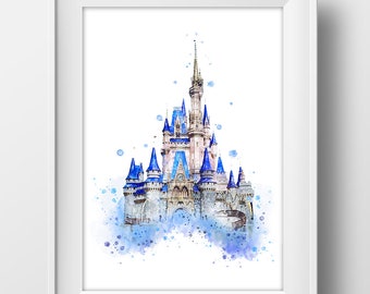 Download Disney Castle Print Etsy