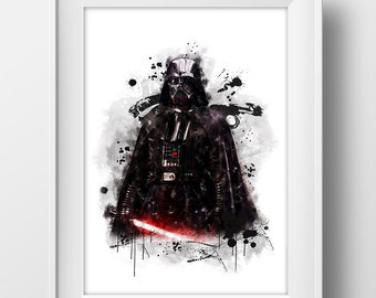 DARTH VADER STAR WARS SUPER VILLAIN GIANT ART POSTER PRINT WA433