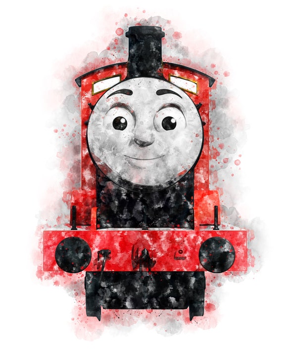 Digital Art James The Red Engine Train PNG, Clipart, Art, Artist
