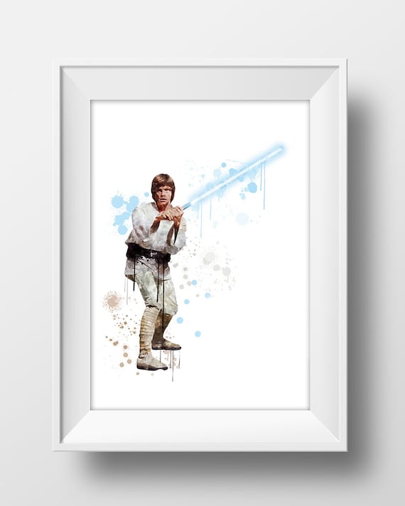 Luke Skywalker Christian Star Wars Nursery Decor Wall Art Print - Seek –  Pixie Paper Store