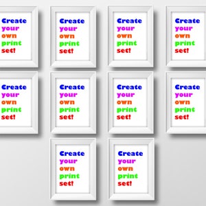 Je kunt de 10 prints die je wilt als set kopen in mijn winkel