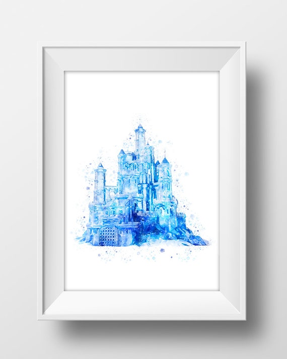 Frozen Castle Watercolor Print Elsa Castle Printable Poster Frozen  Printable Art Frozen Nursery Wall Art Frozen Wall Decor Frozen Castle Art -  Etsy