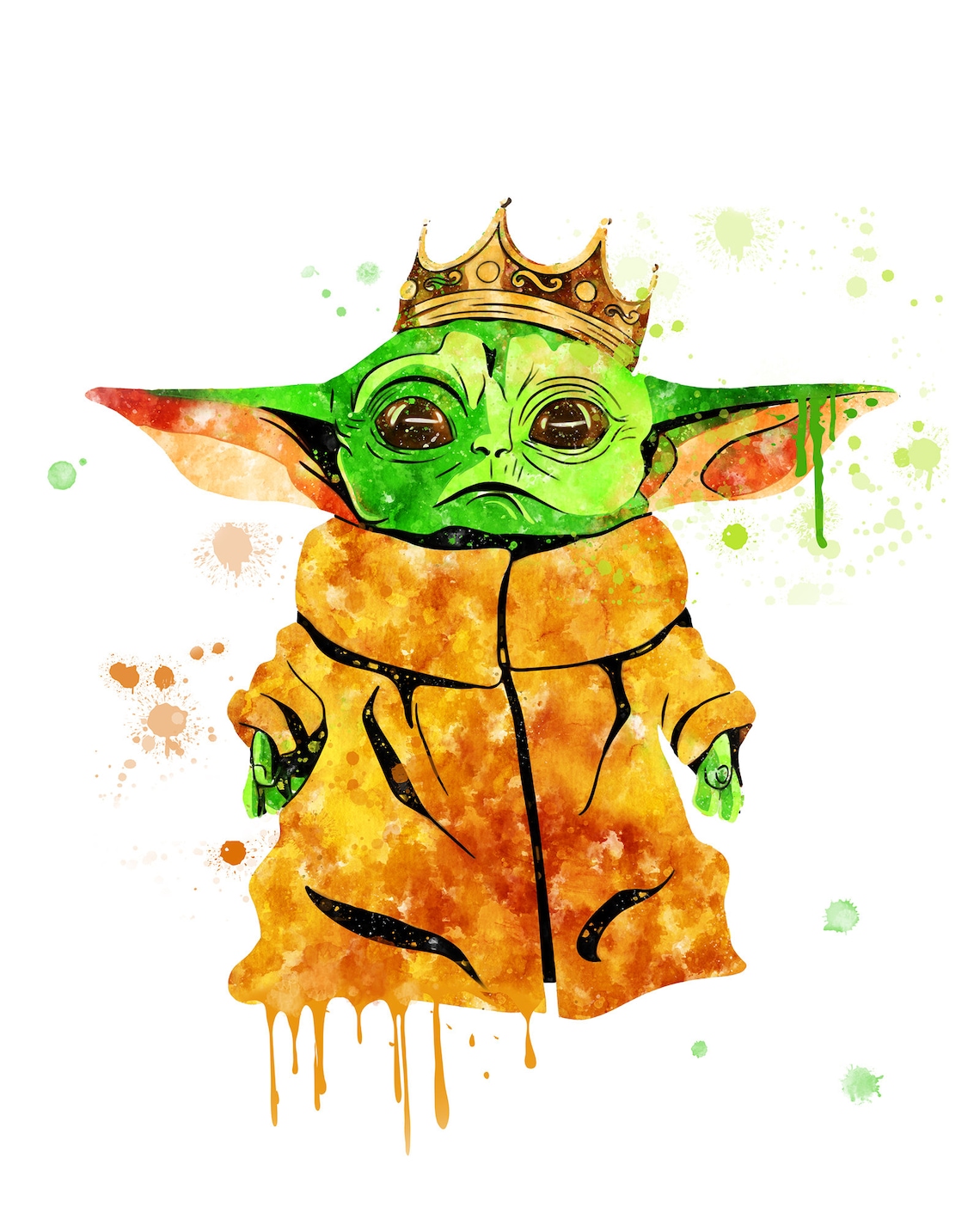 Star Wars Set 8 Star Wars Watercolor Star Wars Print Darth Etsy