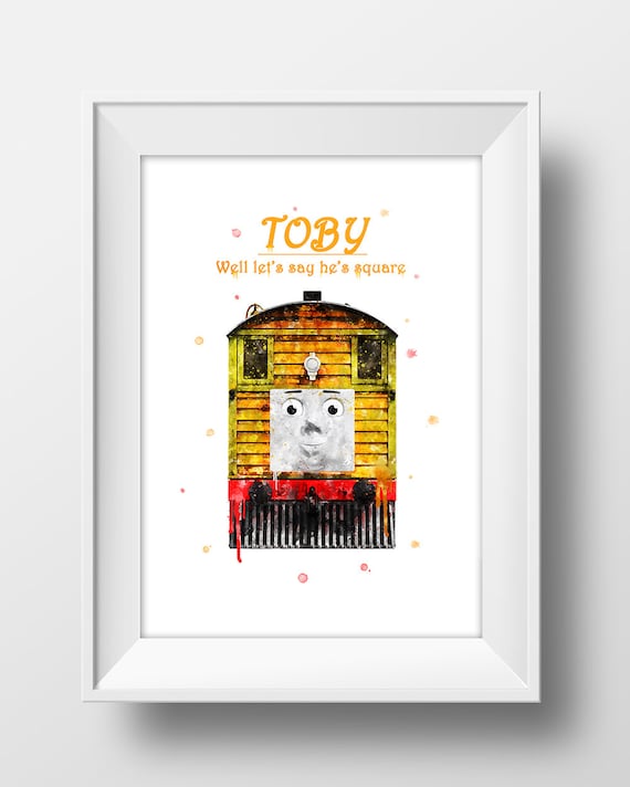 8 Set of Thomas and Friends Poster Thomas Friends Watercolor Print