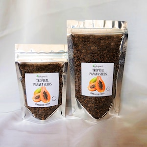 Sementes de mamão secas orgânicas NÃO OGM / Pó Herbal para a saúde 100% NÃO OGM