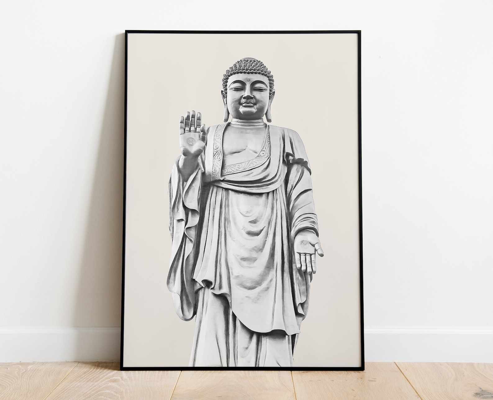 Buddha Statue Printable Buddha Wall Art Buddha Print | Etsy