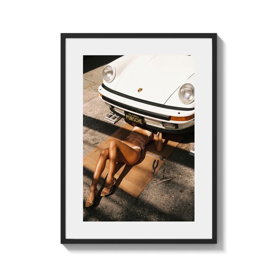 Porsche 911 Poster Wall Art, Sports Car Print, Porsche Carrera Turbo Decor, Car Guy Gift, Mechanic gifts (Digital Download)