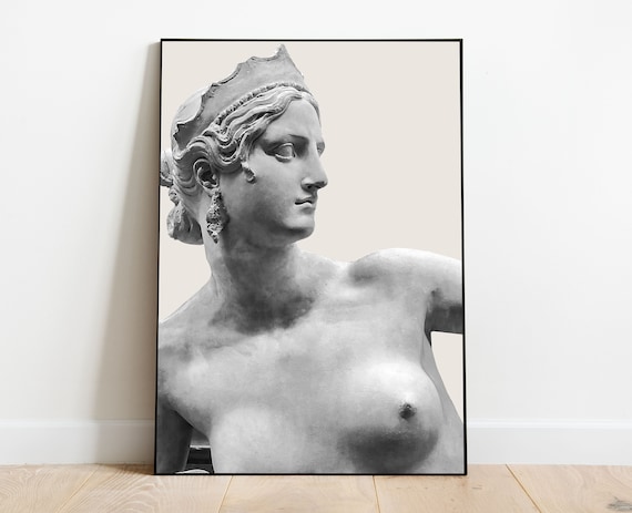 Aphrodite Venus Statue Print, Greek Goddess, Rome statue, Print Venus, Digital download, Greek mythology art, indie room decor, Marble