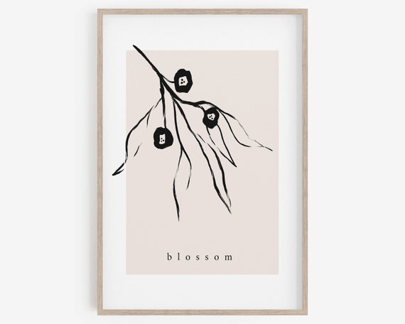 Botanical print, Printable art, Abstract Wall Art, Contemporary Art, Wall Decor, Prints, Abstract Art, Contemporary Prints, Printable Art