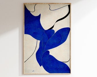 after) Henri Matisse - Plaque Nu Bleu III signée - Lithographie after) Henri Matisse - Plaque Nu Bleu III signée - Lithographie