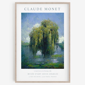 Claude Monet Print, Monet Print, Printable art,  Vintage French Home Decor, Floral Print, Floral Decor, Aesthetic room decor, A1/A2/A3/A4.