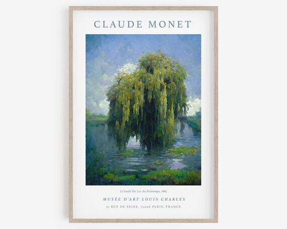 Claude Monet Print, Monet Print, Printable art,  Vintage French Home Decor, Floral Print, Floral Decor, Aesthetic room decor, A1/A2/A3/A4.