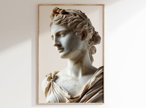 Venus de Milo Print | Artemis Marble Bust, Greek Mythology (Digital Download)