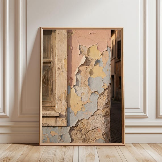 Italian Plaster Wall Texture, Mediterranean Style Photography (Digital Download) 177