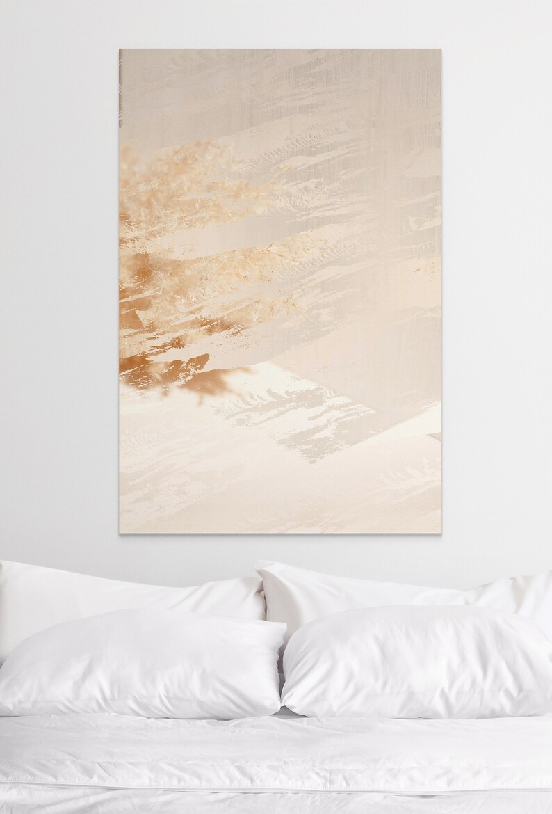 Neutral Art DIY Wall Art Beige Wall Art Abstract Art Large Etsy