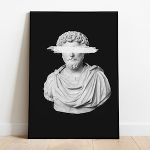 Marcus Aurelius home decor, Stoic, Aesthetic Room Decor, Amor Fati, Stoicism, dark academia decor, Memento Mori, Philosophy, Printable.