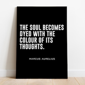 Marcus Aurelius Quote, Stoic quote, Stoic Poster, Stoicism, Aesthetic Room Decor,  Life quote, Instant download, Meditation, Wallpaper.