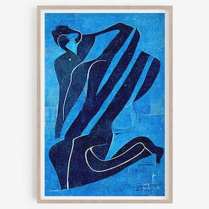 Matisse Blue, Matisse Art Print, Matisse cutout, Henri Matisse Nu Bleu, Matisse Art Poster, Henri Matisse, Home Decor Wall Art, Printable.