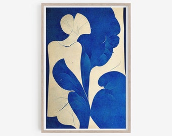 Matisse Blue, Matisse Art Print, Matisse cutout, Henri Matisse Nu Bleu, Matisse Art Poster, Henri Matisse, Home Decor Wall Art, Printable.
