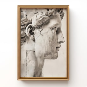 David Statue Print, Ancient Rome, Marble Sculpture (Digital Download) image 14