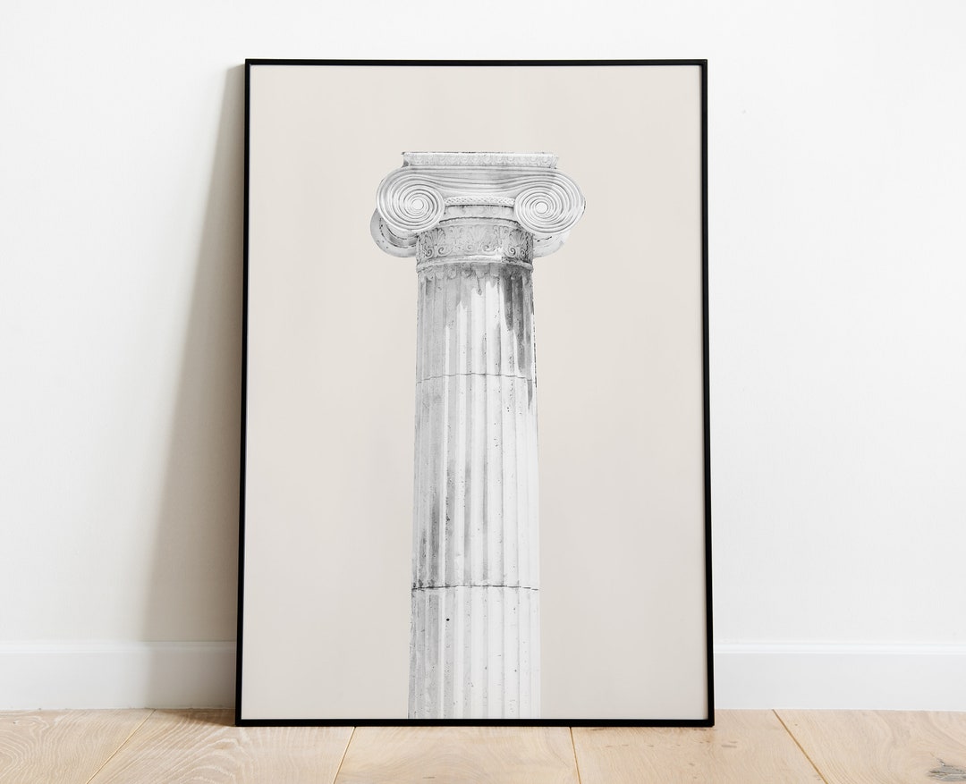Greek Column, Wall Art, Rome Column, Digital Download, Greek Mythology