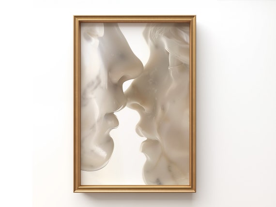 Marble Love Sculpture Print | Greek Mythology Art (Digital Download)