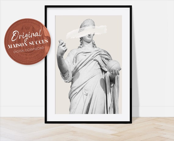 Juno Providence Print, Rome statue, Print David, Digital download, Greek mythology art, Bust statue, Aesthetic Room Decor, Marble Sculpture