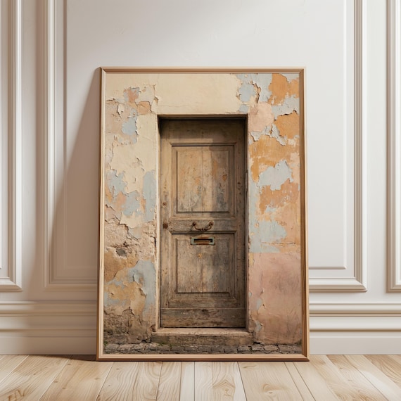 Italian Doorway Fine Art Photograph, Mediterranean Vintage Decor (Digital Download) 179