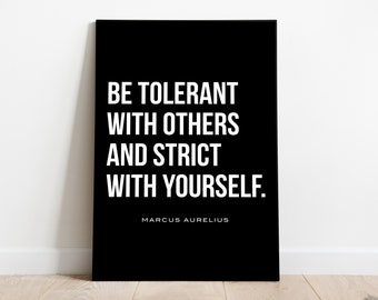 Marc Aurel Zitat Poster, Stoische Philosophie Druck (Instant Download)
