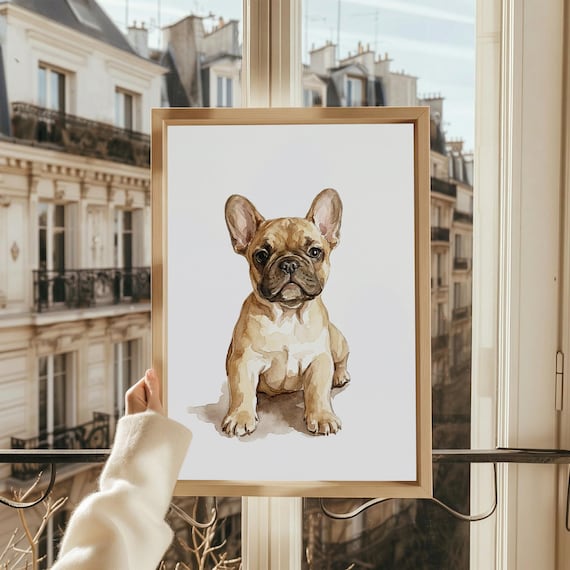 Custom Watercolor Pet Portrait Painting | Dog Memorial Art (Digital Download)