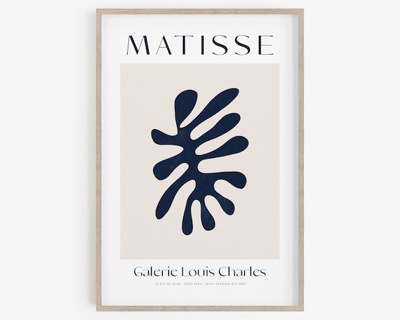 Matisse Print, Matisse Poster, Matisse Wall Art, Gallery Wall Prints, Henri Matisse, Aesthetic poster, Museum poster, Exhibition poster.