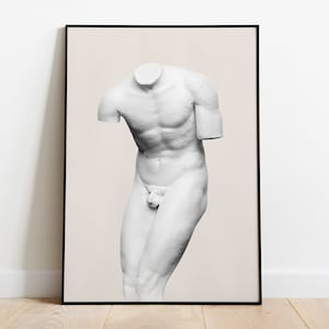 Greek Statue Print, Rome statue, Digital download, Greek mythology art, Bust statue, Aesthetic Room Decor, Marble Sculpture
