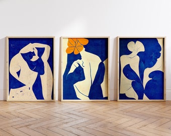 Matisse Art Print Set, Henri Matisse Nu Bleu, Museum Poster (Digital Download)