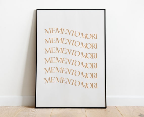 Memento Mori Print, Stoicism virtues, Stoic Reflection, Marcus Aurelius, Stoic Poster, Seneca, Stoic Art, Instant Download.