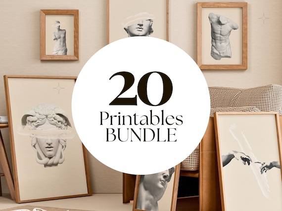 Bespoke Gallery wall Art Bundle: Handpick 20 Digital Printables for Your Collection (Digital Download)