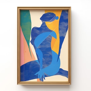 Matisse Art Printable, Matisse cutout, Henri Matisse papier découpé, Matisse Art Poster, Henri Matisse, Home Decor Wall Art, Printable 002