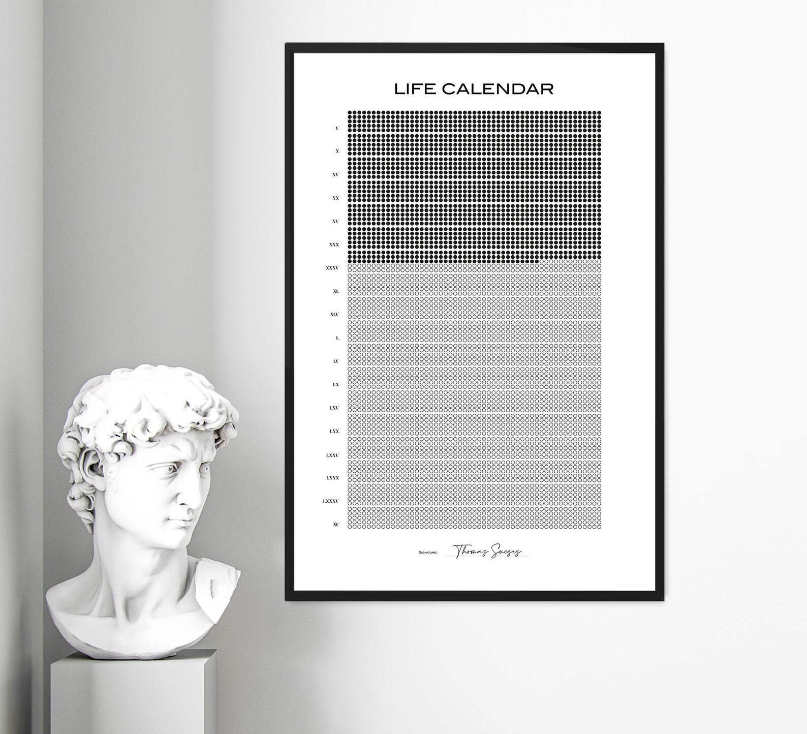 Calendrier de vie Calendrier Memento Mori Stoïcisme - Etsy France Calendrier de vie Calendrier Memento Mori Stoïcisme - Etsy France