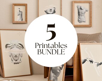 Bespoke Gallery Art Bundle: Handpick 5 Digital Printables for Your Collection (Digital Download)