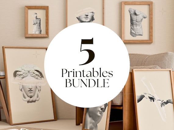 Bespoke Gallery Art Bundle: Handpick 5 Digital Printables for Your Collection (Digital Download)