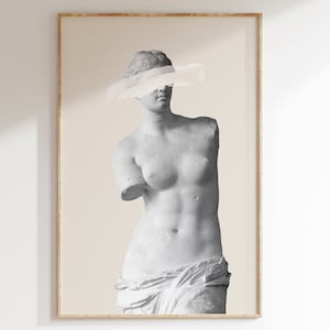 Aphrodite statue, Venus de Milo, Greek mythology art, Greek Decor, Aesthetic room decor, Venus, greek goddess statue.