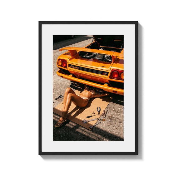 Lamborghini Diablo Poster Wall Art, Sports Car Print, Exotic Car Decor, gifts for classic car lovers (Digital Download)