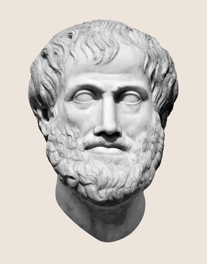 Aristotle Statue Print bust print Aristotle printable | Etsy