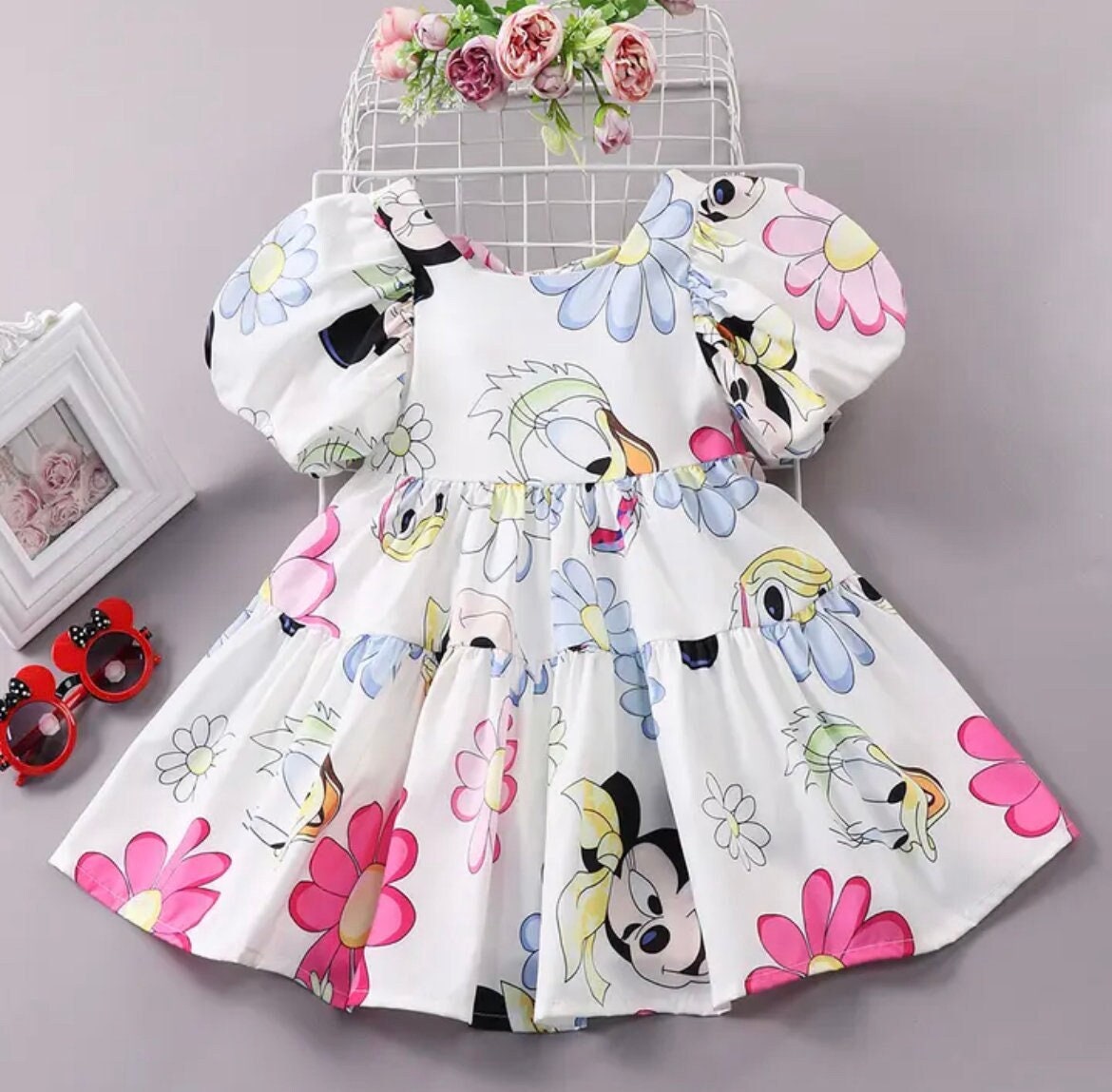Minnie Mouse dress for girl with 2 accessories  Kids  1739031651