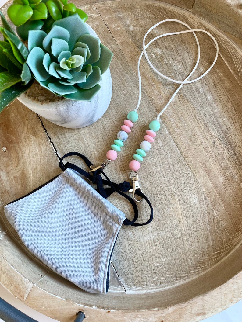 Face Mask Lanyard Mask Lanyards Face Mask Lanyards Etsy