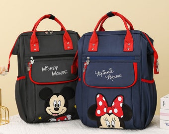 Minnie & Mickey Diaper Bag | Hospital Bag | Maternity Diaper Bag | Mommy Bag | Diaper Bag | Baby Diaper Bag | Diaper Bags | Mommy Diaper Bag