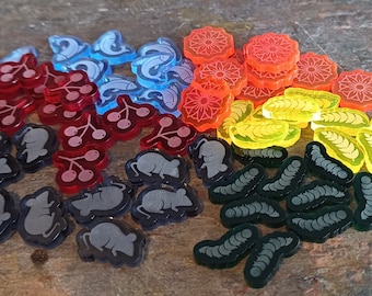 Wingspan compatible food token set